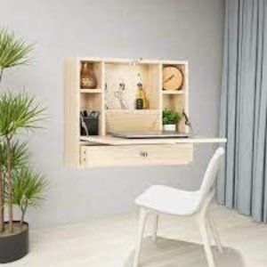Wooden Wall-Mounted Floating Desk (NEW in un-opened BOX)